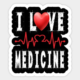 l love medicine Sticker